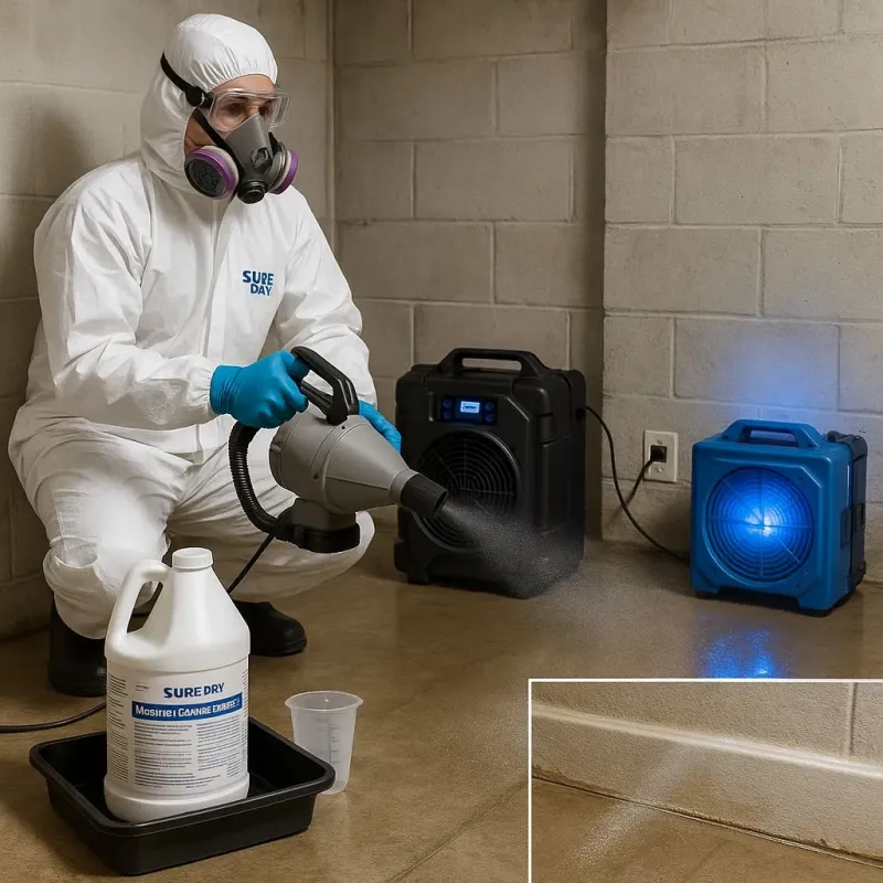 Sanitization and Odor Removal process in Auburn Lake Trails, CA